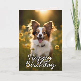 De Remerciements Carte d'anniversaire Papillon personnalisée