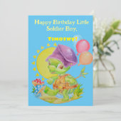 De Remerciements Carte d'anniversaire personnalisée Little Boys (Debout devant)