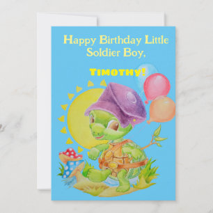 De Remerciements Carte d'anniversaire personnalisée Little Boys