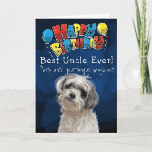 De Remerciements Carte d'anniversaire personnalisée Meilleur oncle 