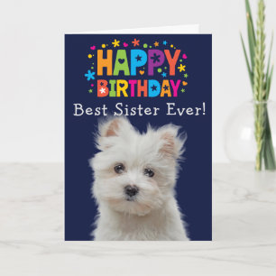 De Remerciements Carte d'anniversaire personnalisée Meilleure soeur