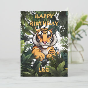 De Remerciements Carte d'anniversaire personnalisée pour enfants