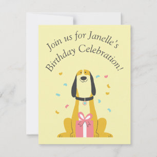De Remerciements Carte d'anniversaire plate