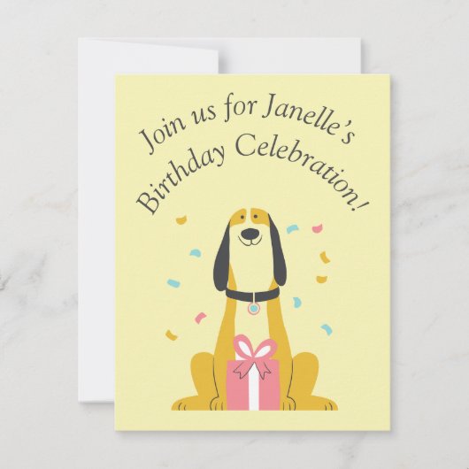 De Remerciements Carte d'anniversaire plate (Devant)