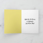 De Remerciements Carte d'anniversaire Plumeria (Intérieur)