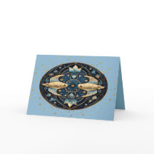 Carte d'anniversaire pour les Poissons du 19 févri