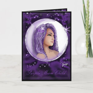 De Remerciements Carte d'anniversaire Purple Moon
