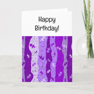 De Remerciements Carte d'anniversaire Sagittarius Zodiac Stripes