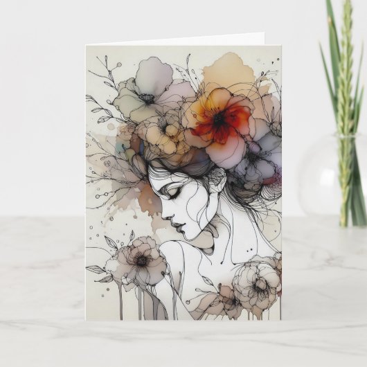 DE REMERCIEMENTS CARTE D'ANNIVERSAIRE SPÉCIALE POUR FILLE (Devant)