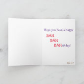 De Remerciements Carte d'anniversaire Sweet Caroline (Intérieur)