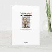 De Remerciements Carte d'anniversaire triple Scoops pliée (Dos)