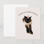 De Remerciements Carte d'anniversaire valide (Devant / Derrière)