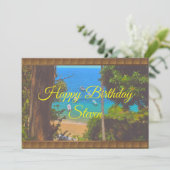 De Remerciements Carte d'anniversaire Yelapa 1017 (Debout devant)