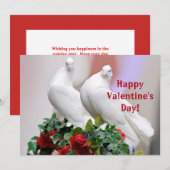 De Remerciements Carte d'appartement pour la Saint-Valentin (Devant / Derrière)