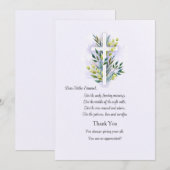 De Remerciements Carte d'appréciation du pasteur (Devant / Derrière)