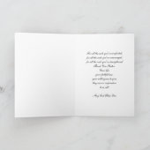 De Remerciements Carte d'appréciation du pasteur — Croix (Intérieur)