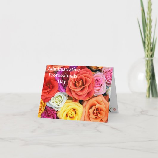 De Remerciements Carte d'appréciation pour les administrateurs (Devant)