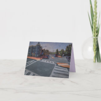De Remerciements Carte d'art agréable Townscape