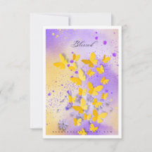 Carte d'art bienheureuse