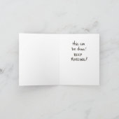 De Remerciements Carte d'encouragement (Intérieur)