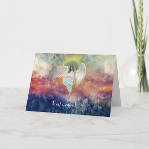 DE REMERCIEMENTS CARTE D'ENCOURAGEMENT ANGEL