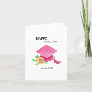 De Remerciements Carte d'études - Heureux Diplôme! Tellement fier d