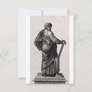 De Remerciements Carte dévotionnelle sainte du Saint Simon le Zélot