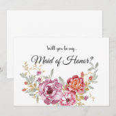 De Remerciements Carte d'honneur (Devant / Derrière)