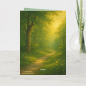 De Remerciements Carte d'identité personnalisée Femme Cheveux noirs (Dos)