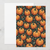 De Remerciements Carte d'octobre (Devant / Derrière)