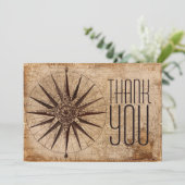 De Remerciements Carte du monde à boussole professionnelle classiqu (Debout devant)