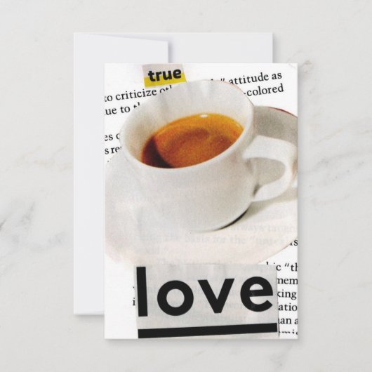 De Remerciements Carte du véritable amour (Devant)