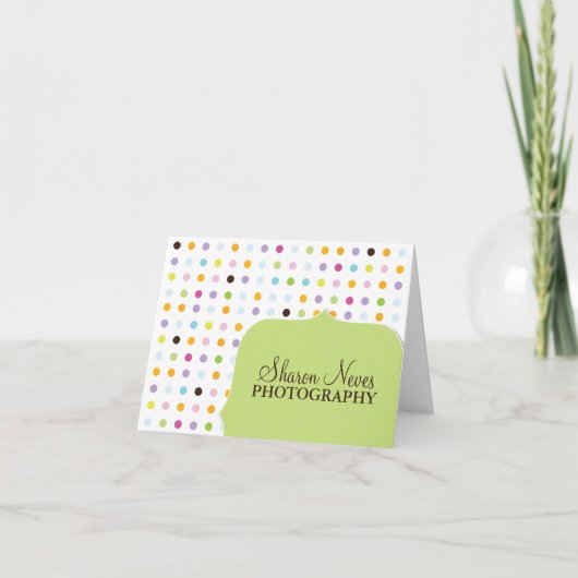 De Remerciements Carte faite sur commande - Sharon Neves (Devant)