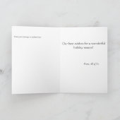 De Remerciements Carte Festive Bluebird pliée Fête / Noël (Intérieur)