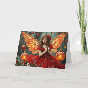 De Remerciements Carte Festive Fairy