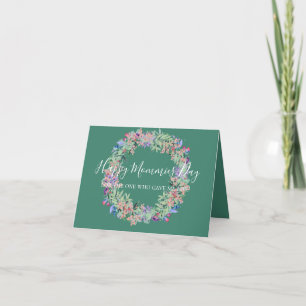 De Remerciements Carte Fête des Mères du Cercle d'Amour Floral