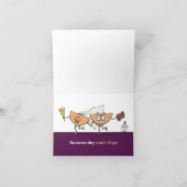 De Remerciements Carte Fiançailles Punny (Intérieur)