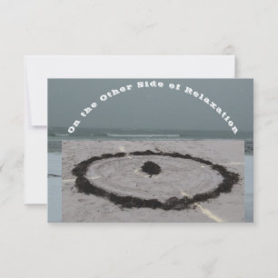 De Remerciements Carte Flat Beach Maze