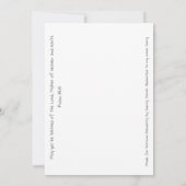 De Remerciements Carte Flat Turquoise Bienheureux Cheval par Sherry (Dos)