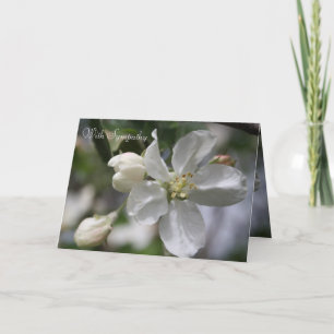 De Remerciements Carte Fleur Apple Sympathy