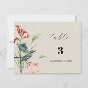 De Remerciements Carte Fleur sauvage d'escorte Secret Garden