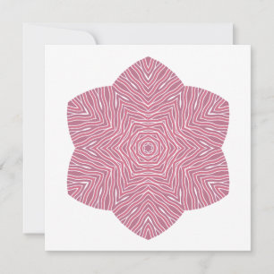 De Remerciements Carte florale florissante en Rose et en prune