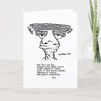 De Remerciements Carte freak humoristique 1-6-23