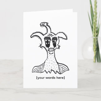 De Remerciements Carte Freak personnalisable humoristique 12-28-22