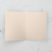 De Remerciements Carte Gerbera rose (Intérieur)