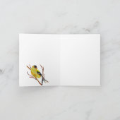 De Remerciements Carte Goldfinch (Intérieur)