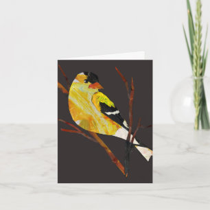 De Remerciements Carte Goldfinch