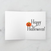 De Remerciements Carte Halloween Ghost (Intérieur)