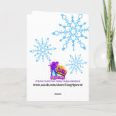 De Remerciements Carte Hanoukka Cute Cat Menorah "Let’s Get Lit" (Dos)