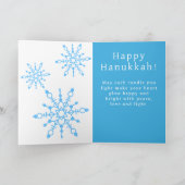 De Remerciements Carte Hanoukka Cute Cat Menorah "Let’s Get Lit" (Intérieur)